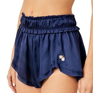 Free People Intimately Like Honey Satin PJ Shorts